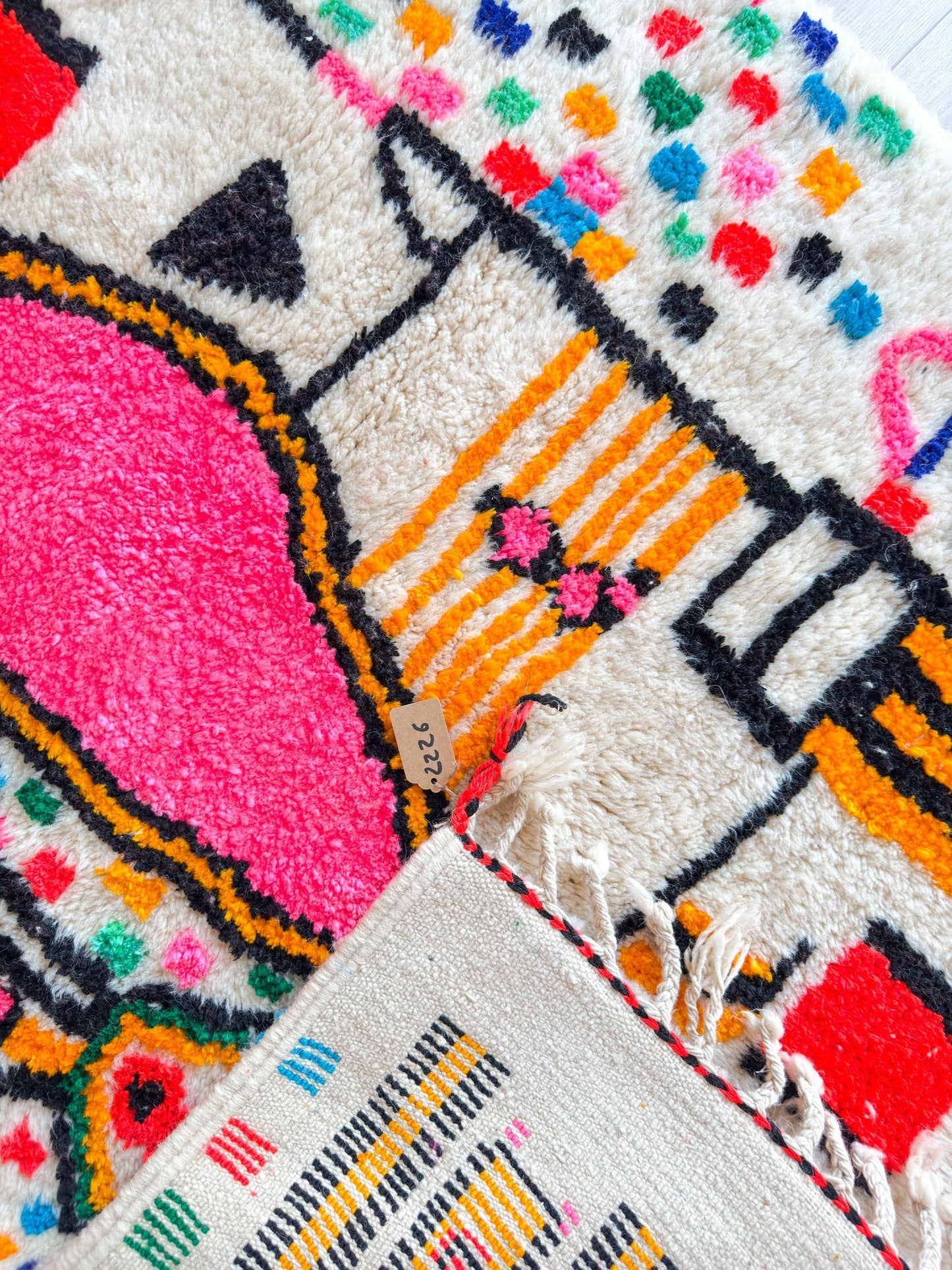 Colorful Berber rug 116 x 190 cm - n°2226