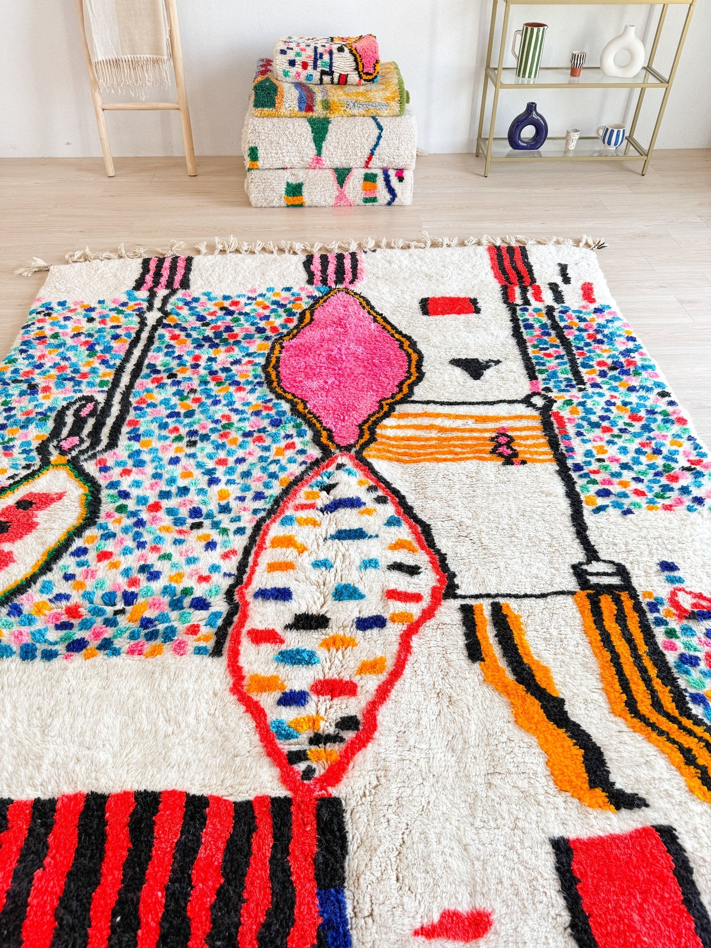 Colorful Berber rug 224 x 335 cm - n°2202