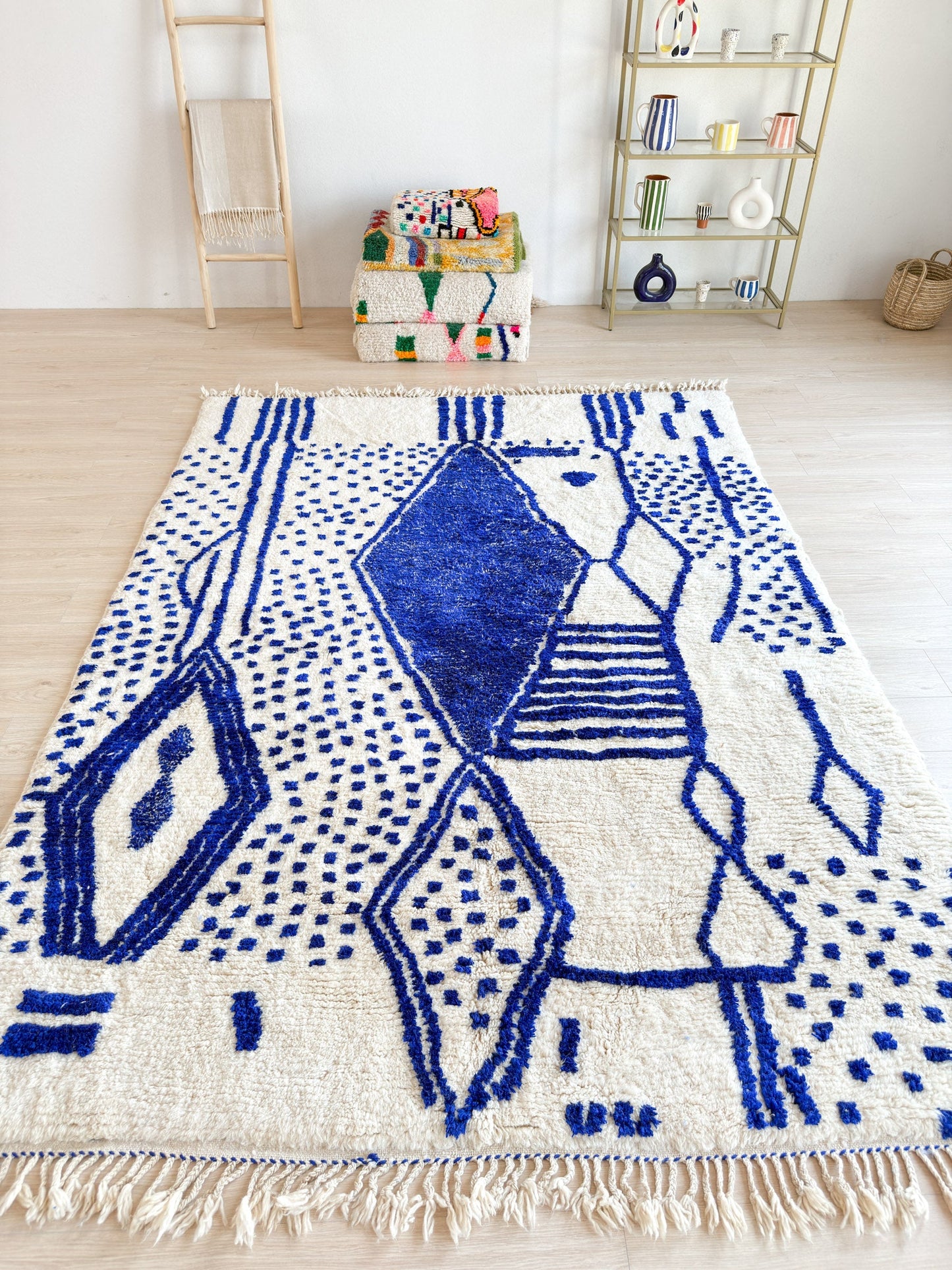 Colorful Berber rug 210 x 305 cm - n°2261