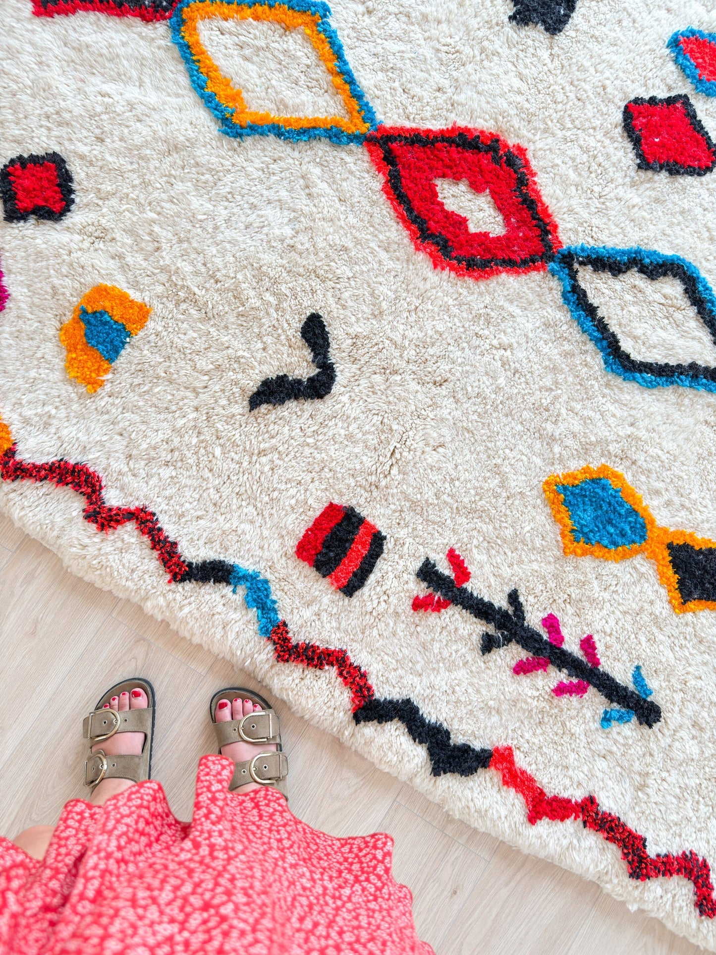 Colorful Berber rug 194 x 315 cm - no. 2264