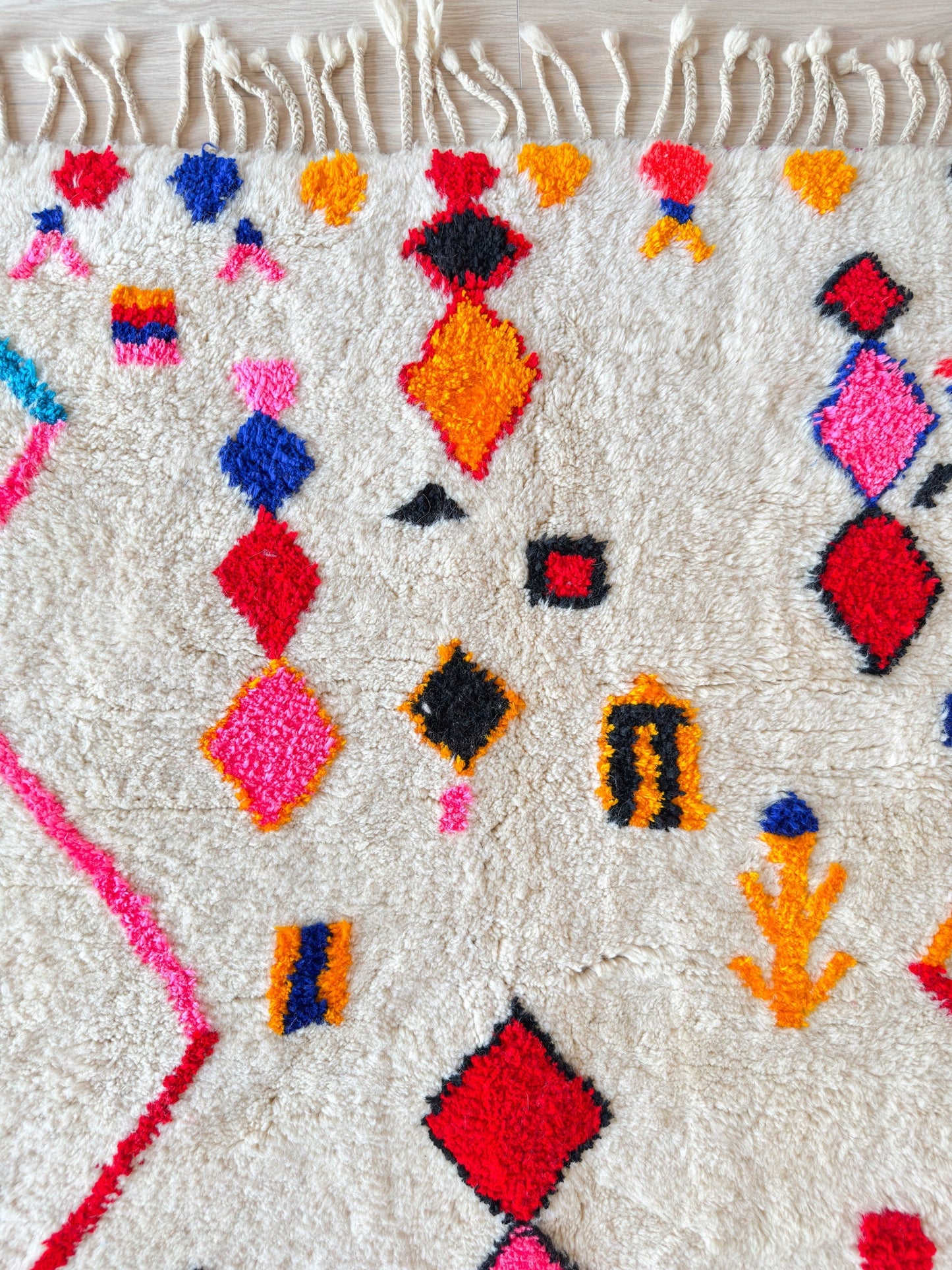 Colorful Berber rug 119 x 210 cm - n°2242