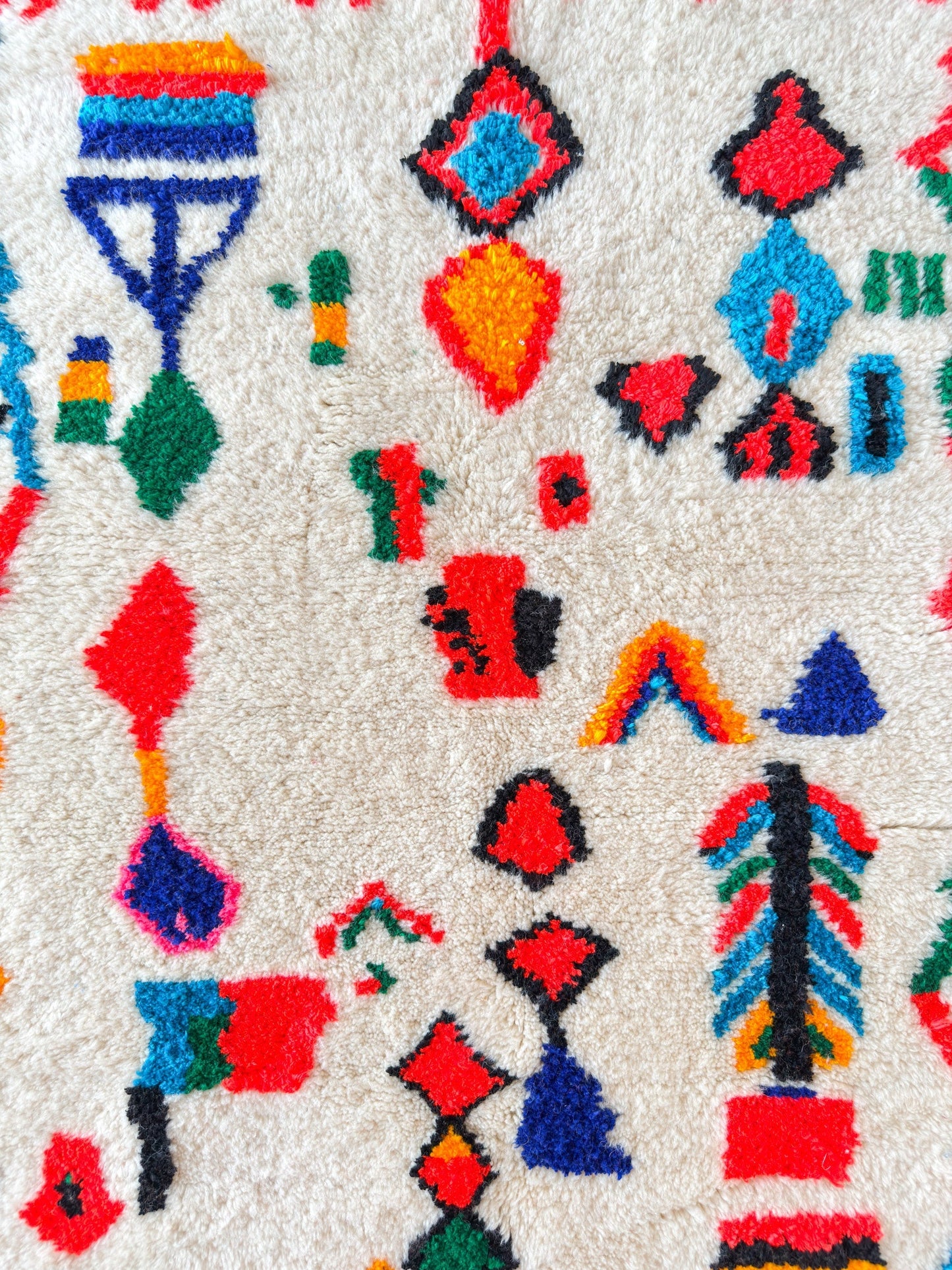 Colorful Berber rug 103 x 181 cm - n°2214