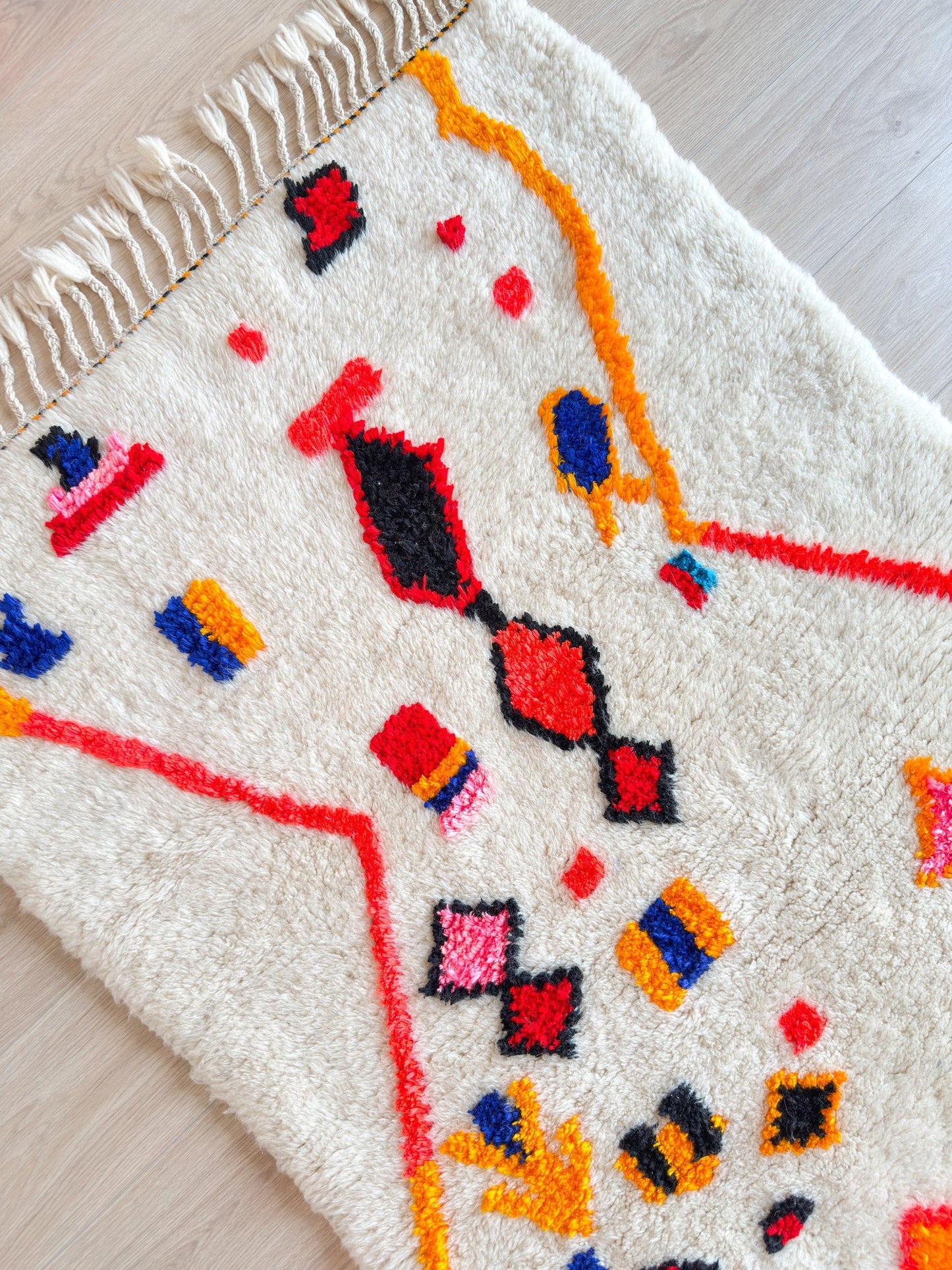 Colorful Berber rug 107 x 183 cm - n°2239