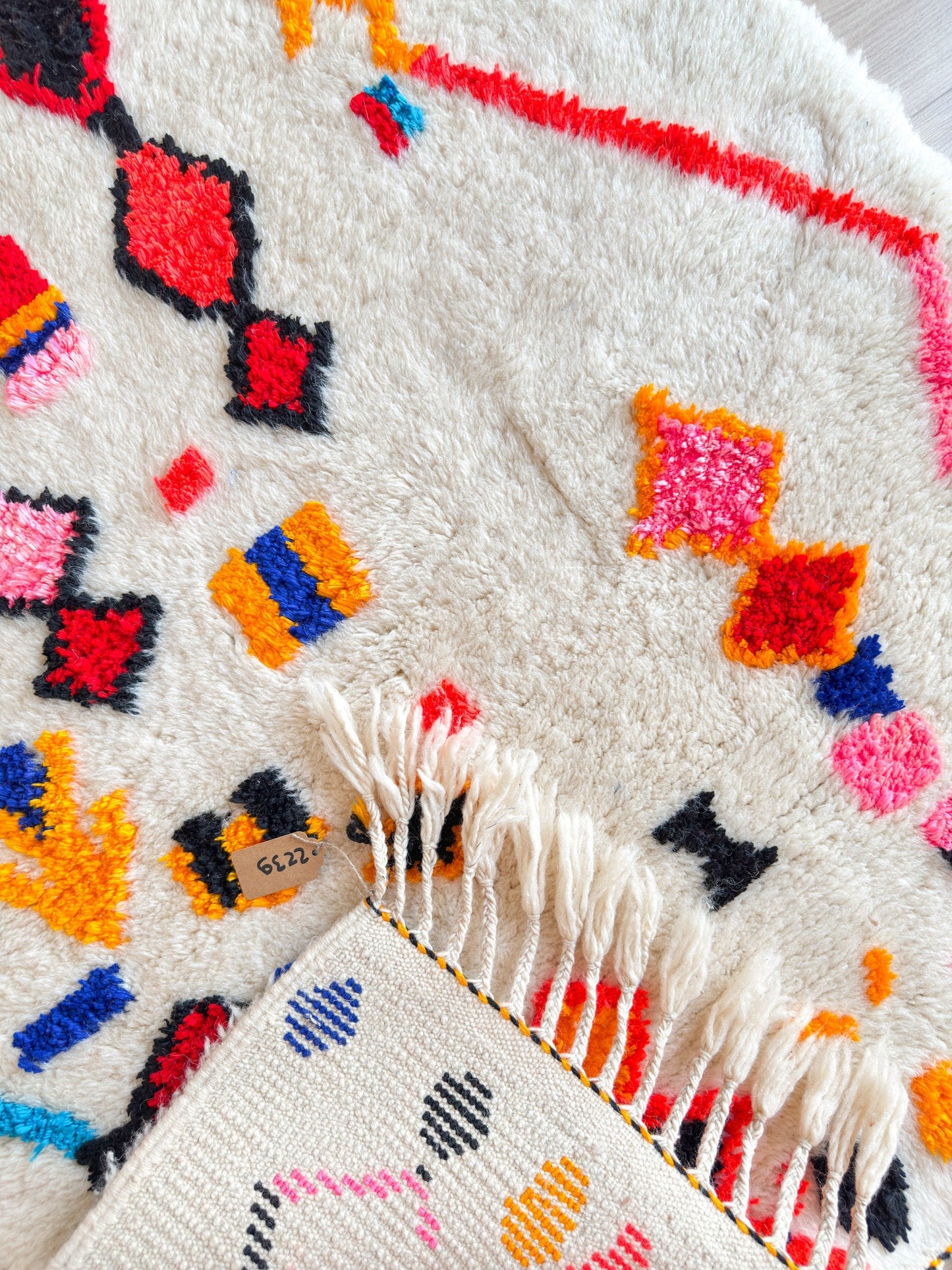 Colorful Berber rug 107 x 183 cm - n°2239