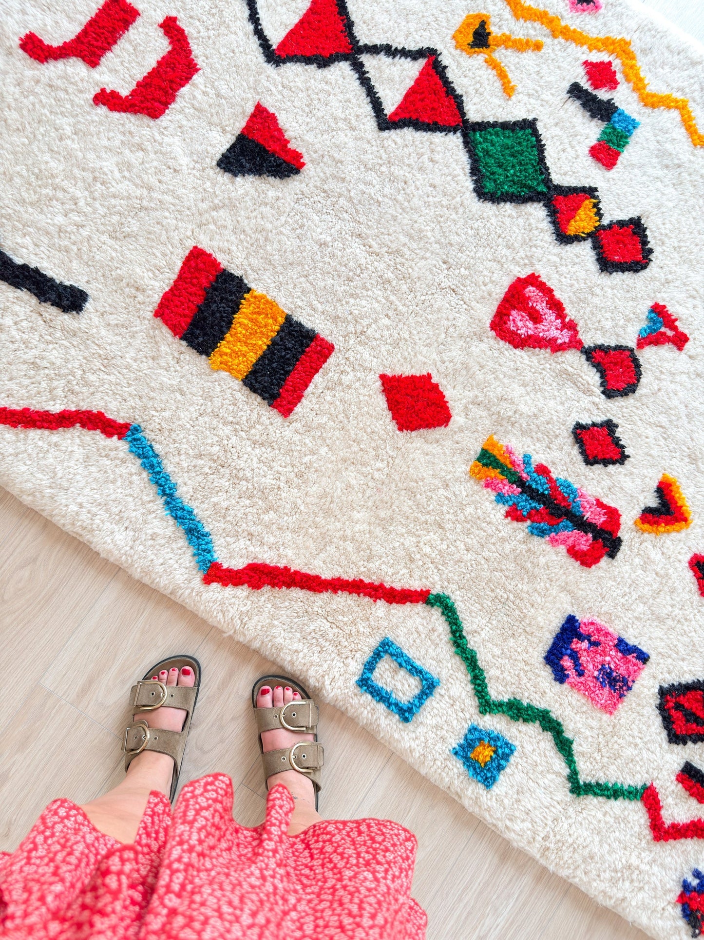 Colorful Berber rug 149 x 281 cm - n°2201