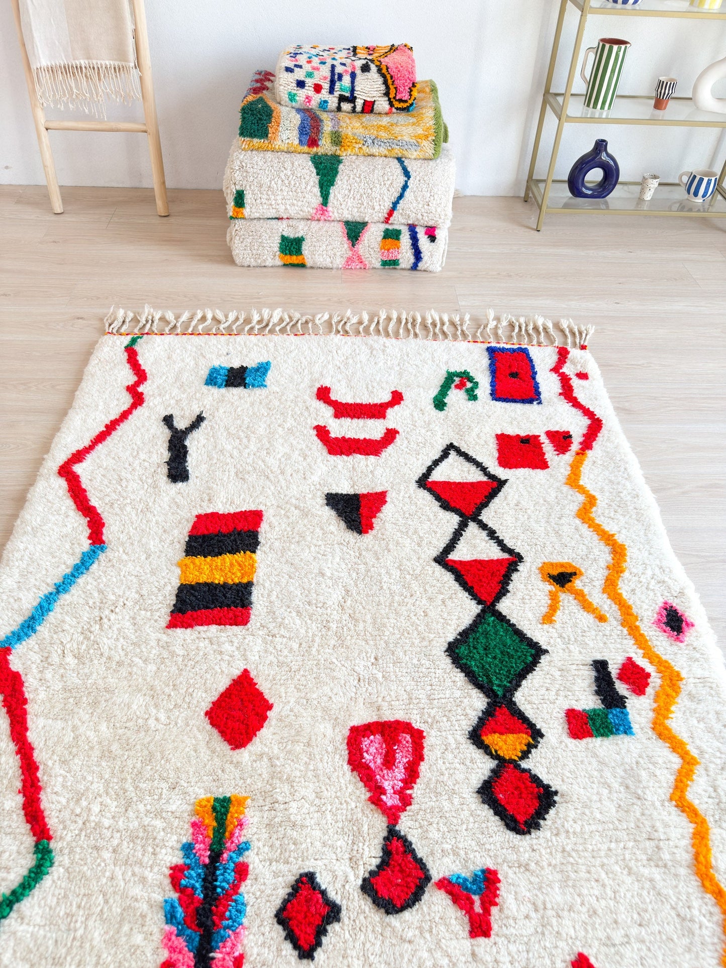 Colorful Berber rug 149 x 281 cm - n°2201