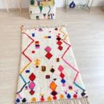 Colorful Berber rug 119 x 210 cm - n°2242