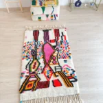 Colorful Berber rug 107 x 189 cm - n°2209