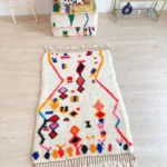 Colorful Berber rug 107 x 183 cm - n°2239