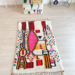 Colorful Berber rug 116 x 190 cm - n°2226